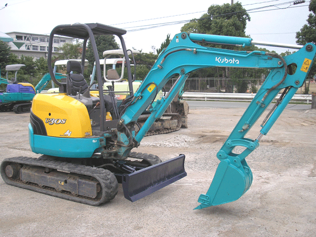 I-0008】クボタ U30-3S ミニ油圧ショベル 3tクラス ユンボ バックホー